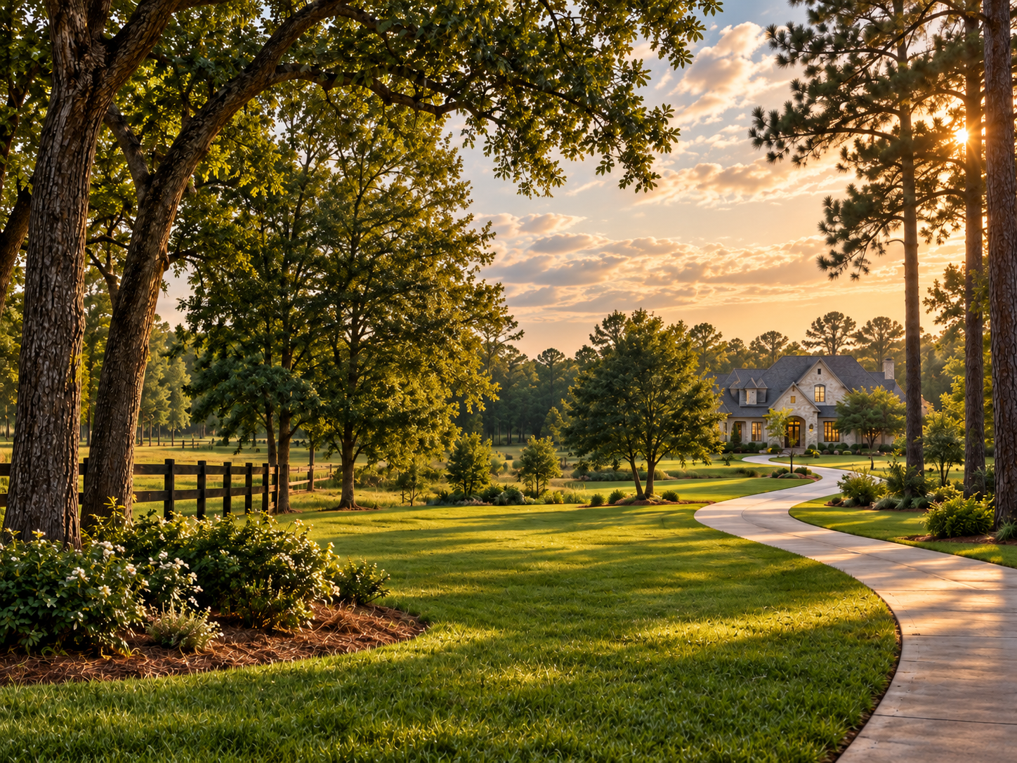 Highland Ranch neighborhood in Montgomery, Texas