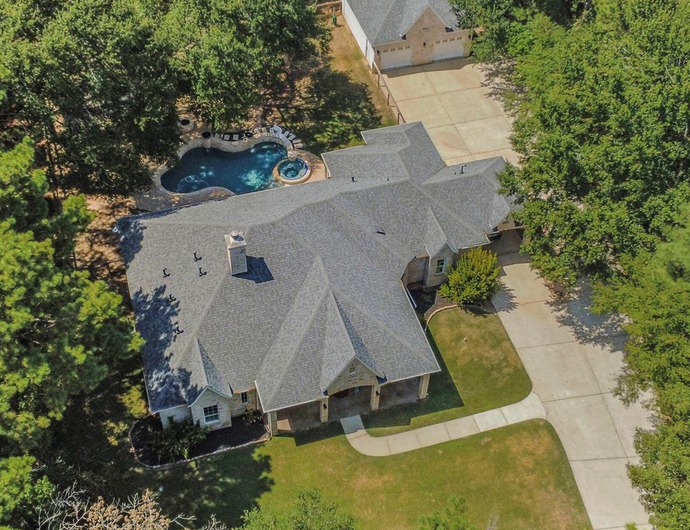 Exterior of 4046 Highland Pass in Montgomery, Texas